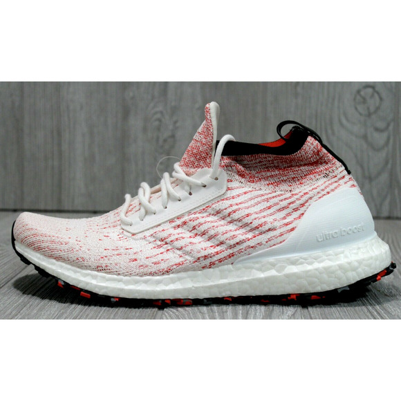Adidas UltraBoost All Terrain Christmas Candy Cane White Red ShoesMen's SZ 10